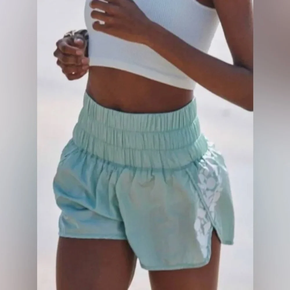 The Way Home Shorts ~  by Free People Movement 
Mint Green  *** NWOT *** - Picture 7 of 14